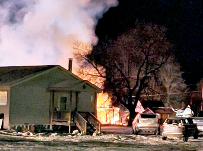 Two cars destroyed in fire